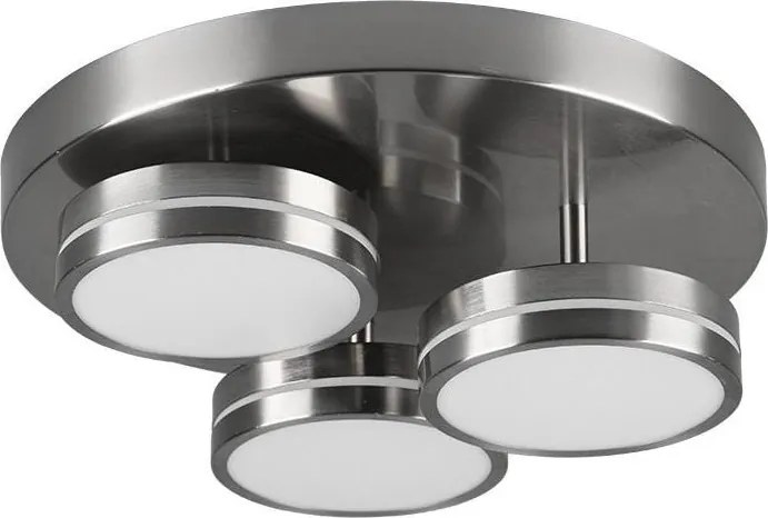 Trio - LED димируемо таванно осветително тяло FRANKLIN 3xLED/8,5W/230V Ø 35 cm хром