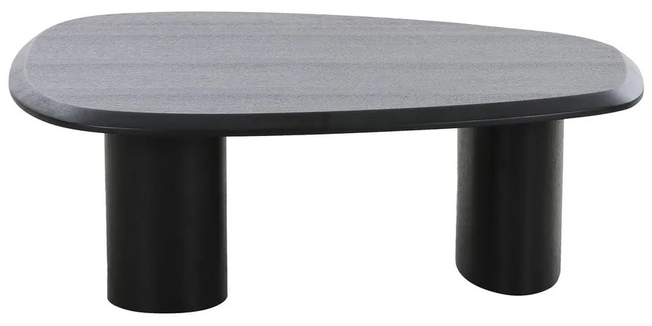 Черна масичка за кафе с ясенов плот 78x96 cm Tirano – House Nordic