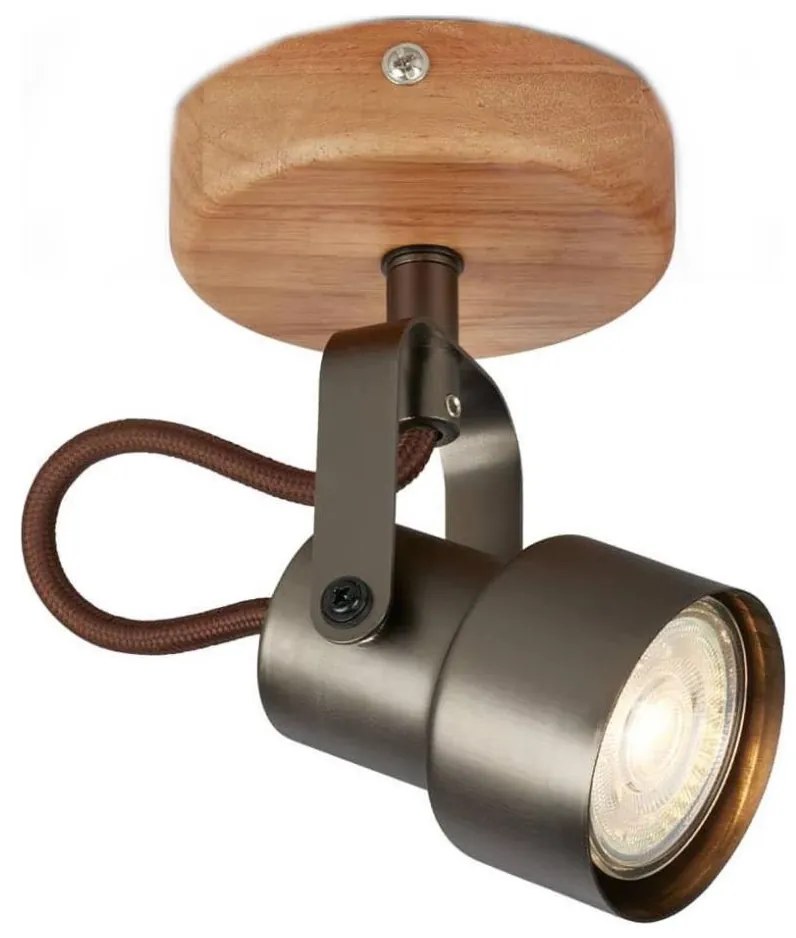 Brilo - LED спот TAHUN 1xGU10/5W/230V кафяво