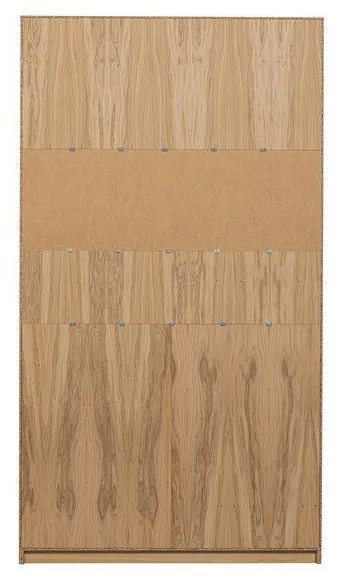 Модулна етажерка за книги с дъбов декор в естествен цвят 110x199 cm Modulair - vtwonen