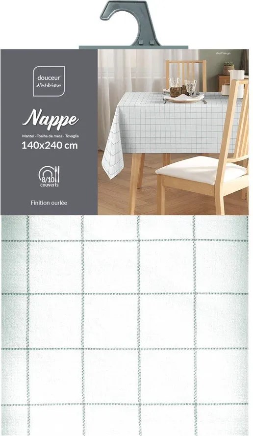 Перяща се покривка за маса 140x240 cm Axel – douceur d'intérieur