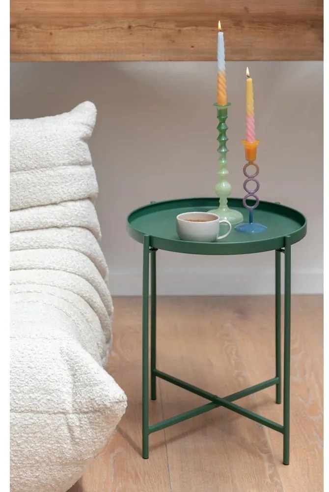 Метална кръгла странична масичка ø 40 cm Meseta – Leitmotiv