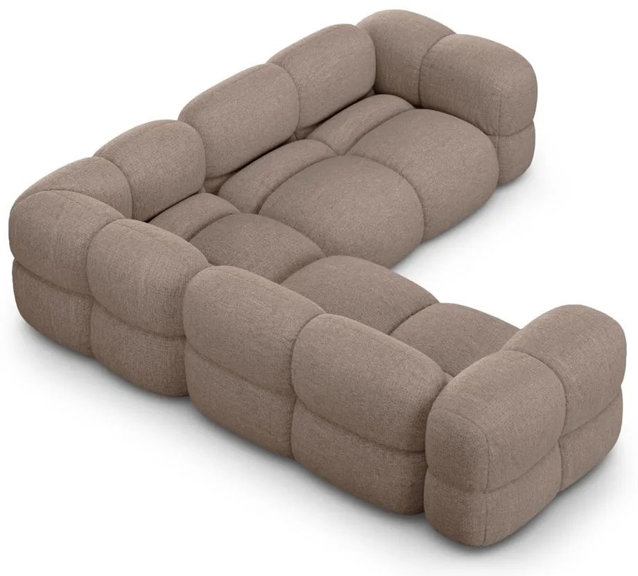 Кафяв ъглов диван Loretto – Cosmopolitan Design