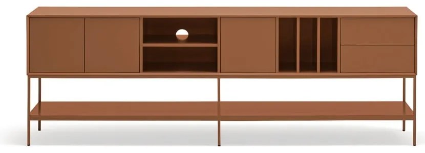 Маса за телевизор в тухлен цвят 220x74x45 cm Platt – Teulat