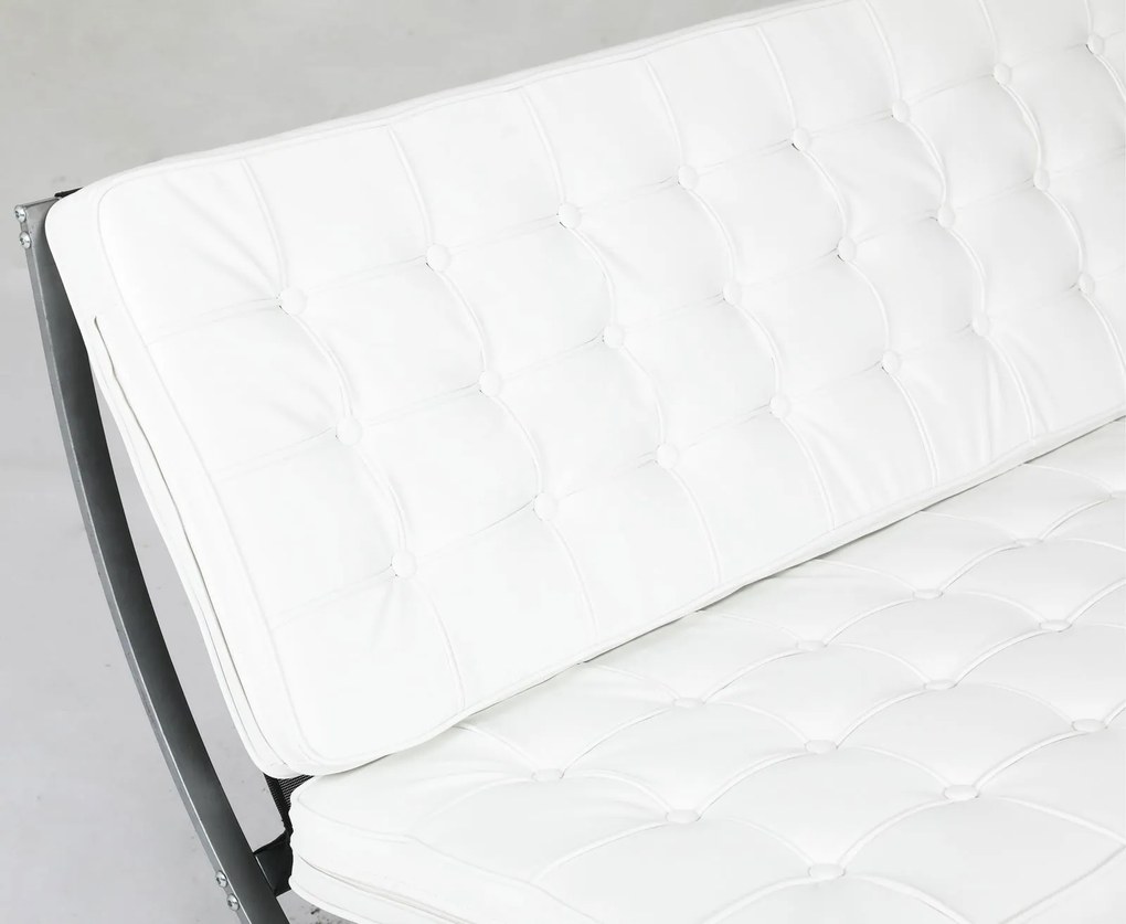Триместен диван Casablanca-бял