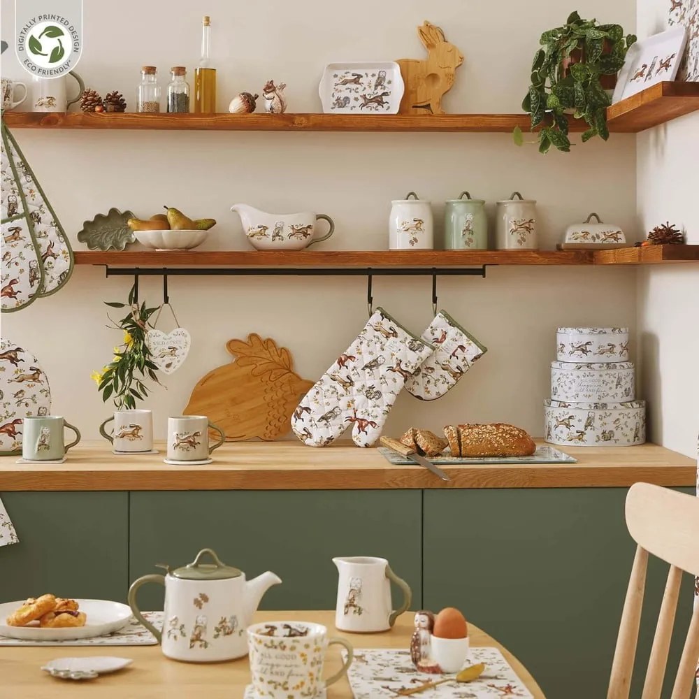 Памучна възглавница за стол 36x34 cm Forest Fable – Cooksmart ®