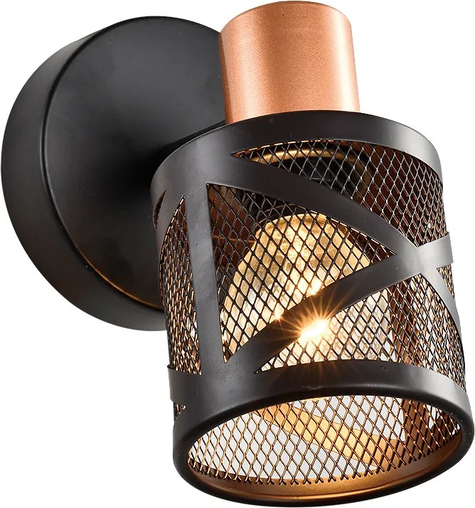 Спот ANTARES, черен, 1хE14