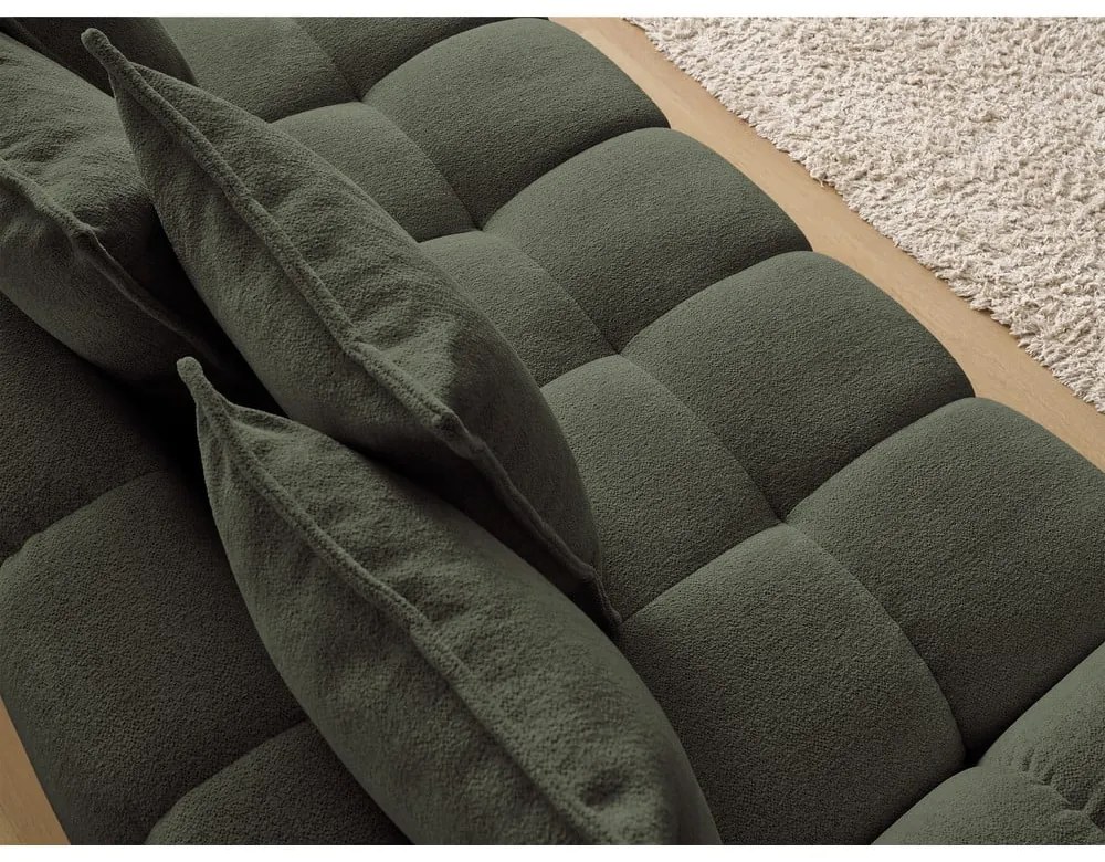 Зелен шенилов диван 278 cm Everest – Bobochic Paris