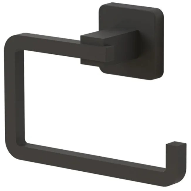 Поставка за тоалетна хартия TEKNO TEL TR MG 394B, 15х6х9 см, Закрепване с дюбел, Матово черно