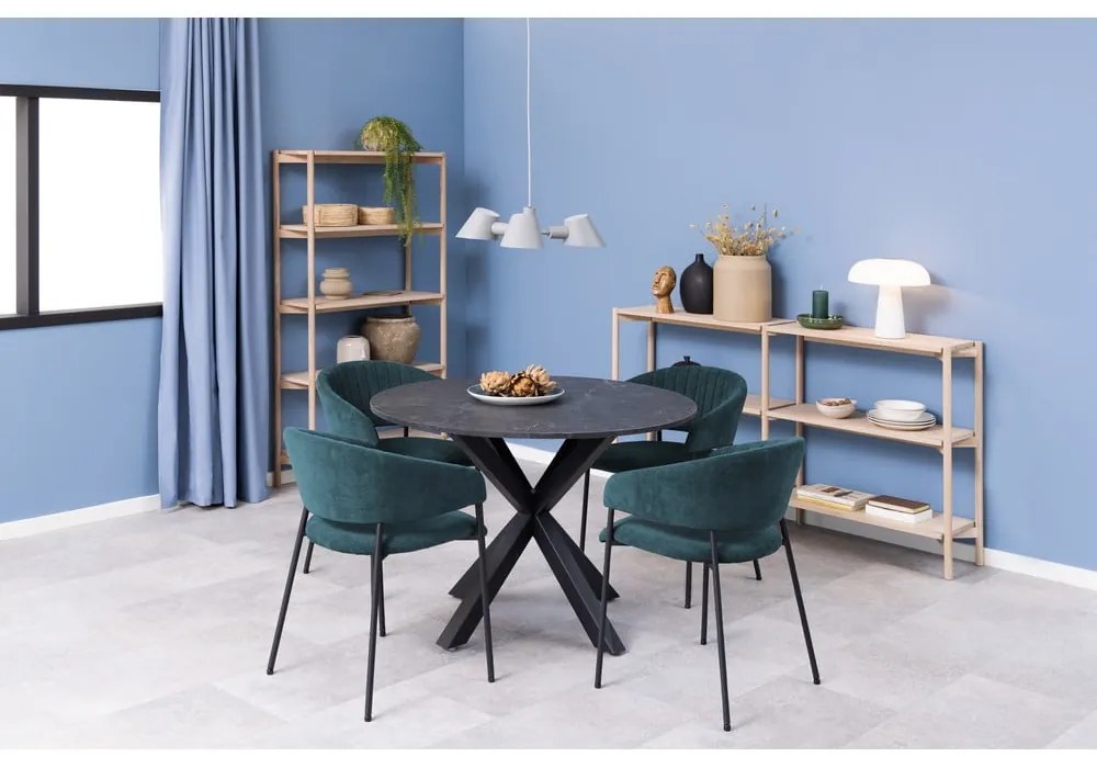 Библиотека от декор от дъб в естествен цвят 169x88x30 cm Braidwood – Actona