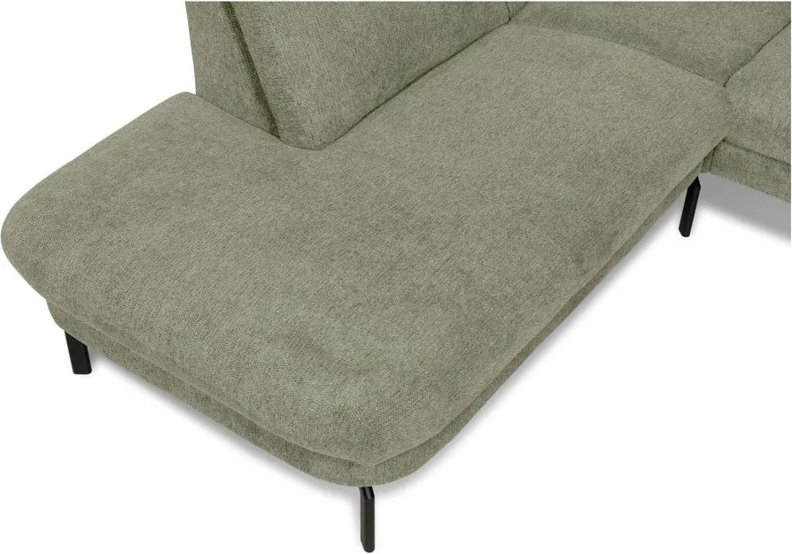 Светлозелен ъглов диван (ляв ъгъл) Gomero – Scandic