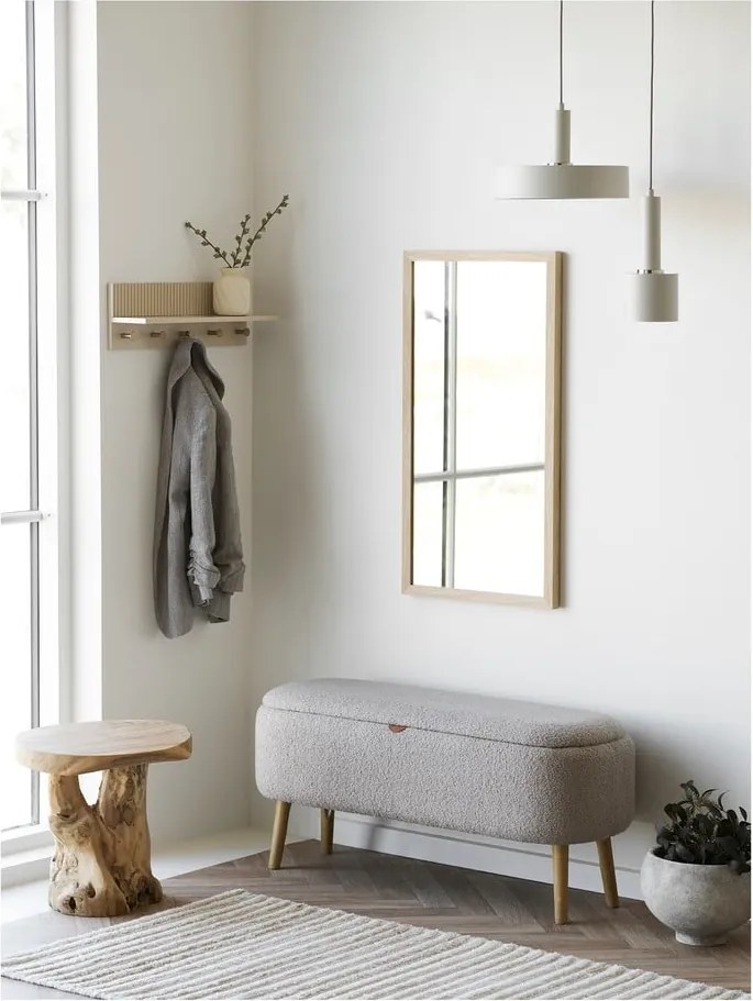 Кръгла странична масичка от масивно тиково дърво ø 40 cm Palena – House Nordic