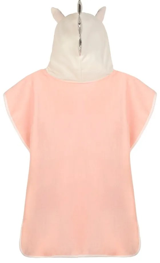 Розово памучно детско пончо Lola – Good Morning