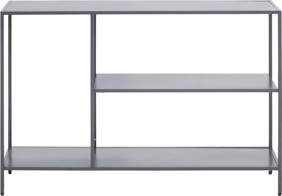 Сива стоманена конзолна маса 30x120 cm Acero – Premier Housewares