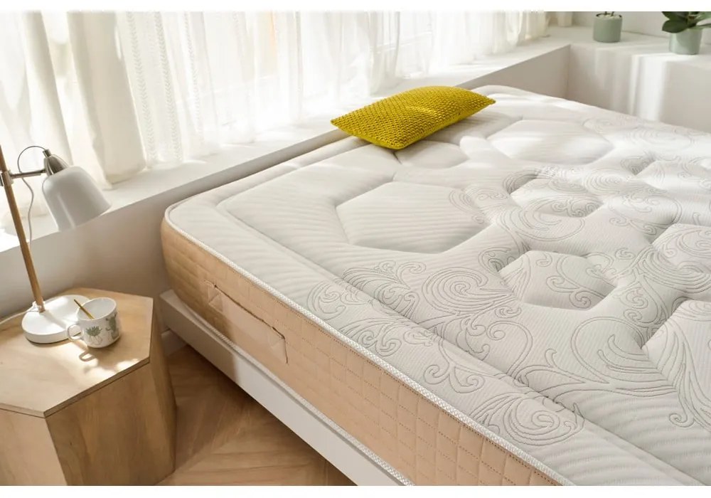 Твърд/средно твърд терморегулиращ матрак с пружини с две лица 160x200 cm Hexaflex Bagged Springs Gel – Moonia