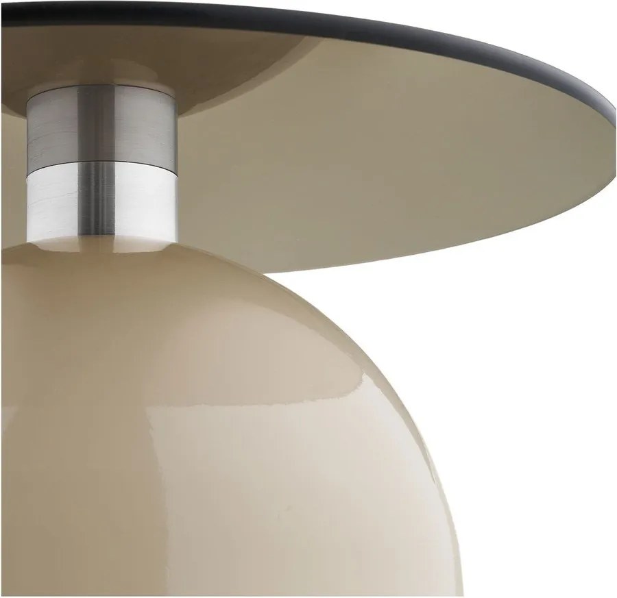 Кръгла странична масичка със стъклен плот ø 40 cm Ravello – House Nordic