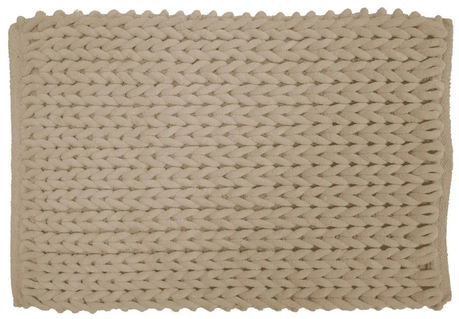Светлокафяв килим за баня 50x80 cm Ariel – douceur d'intérieur