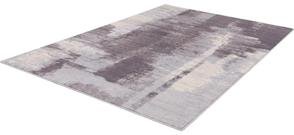 Сив вълнен килим 133x180 cm Mist - Agnella