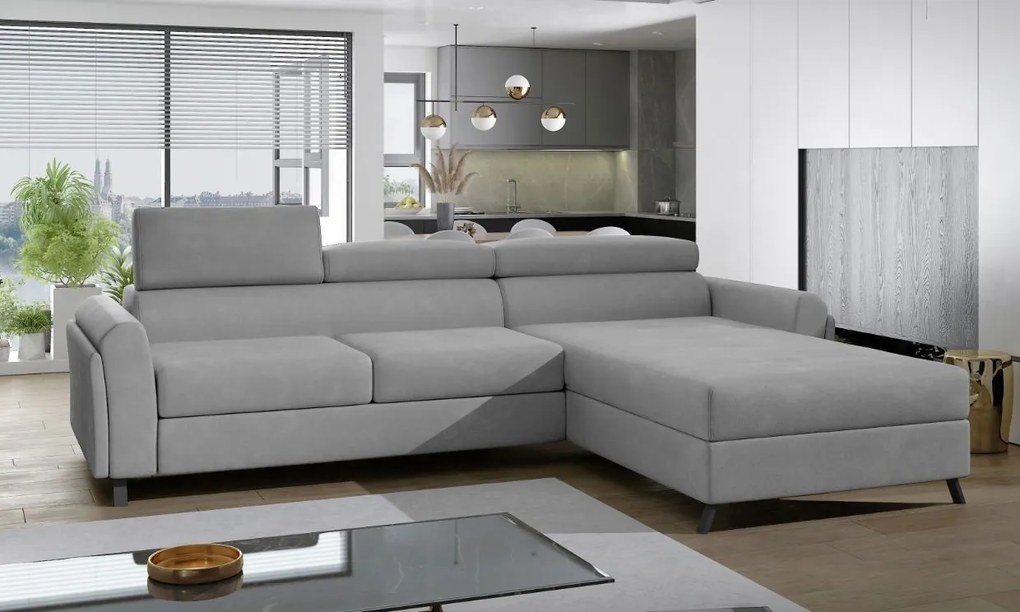 Ъглов диван Marietta-Gray-Right