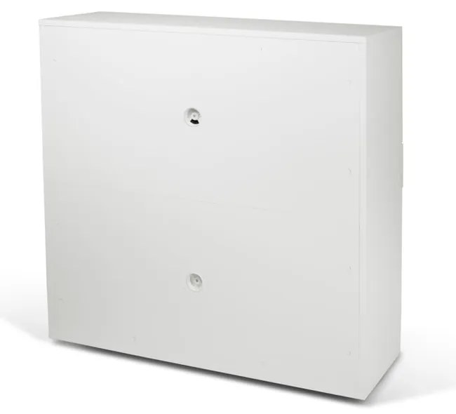 Работна маса с бял плот 110x42 cm Focus - TemaHome