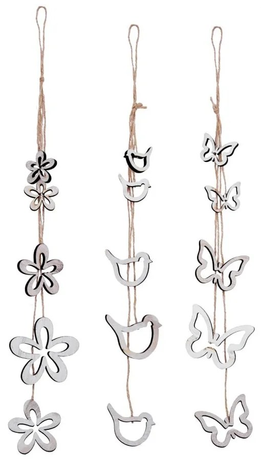 Комплект от 3 висящи декорации Пролет - Ego Dekor