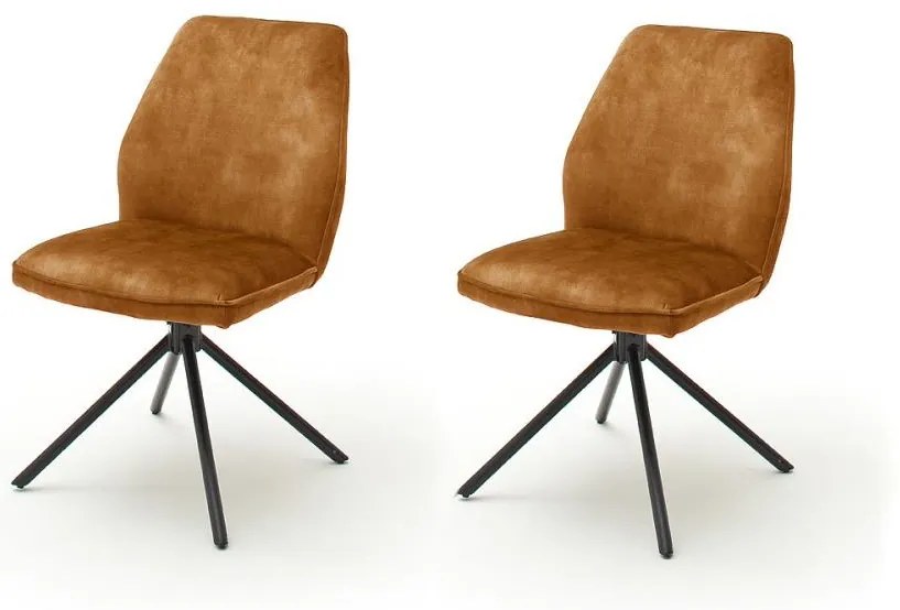 Трапезен стол NEXORO, 1 бр., оранжев