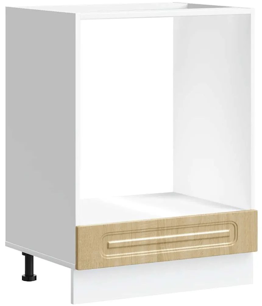 853520 vidaXL Шкаф за фурна, Kalmar, дъб сонома, инженерно дърво