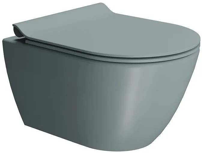 Тоалетна GSI Pura Swirlflush-Сиво