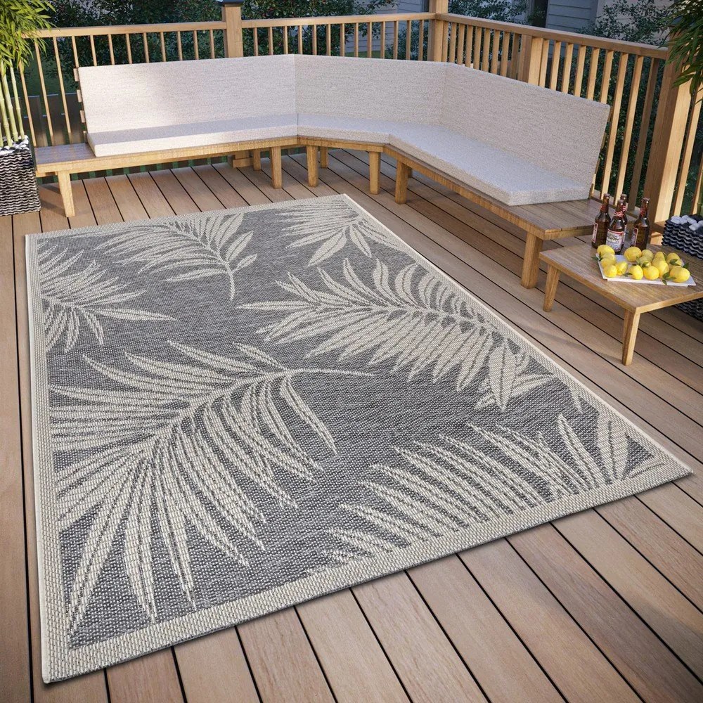 Сив външен килим 190x290 cm Clyde Paru – Hanse Home