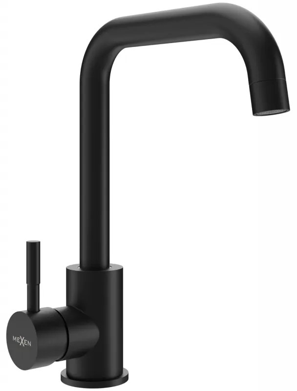 Mexen Modena кухненски смесител, черен - 671900-70