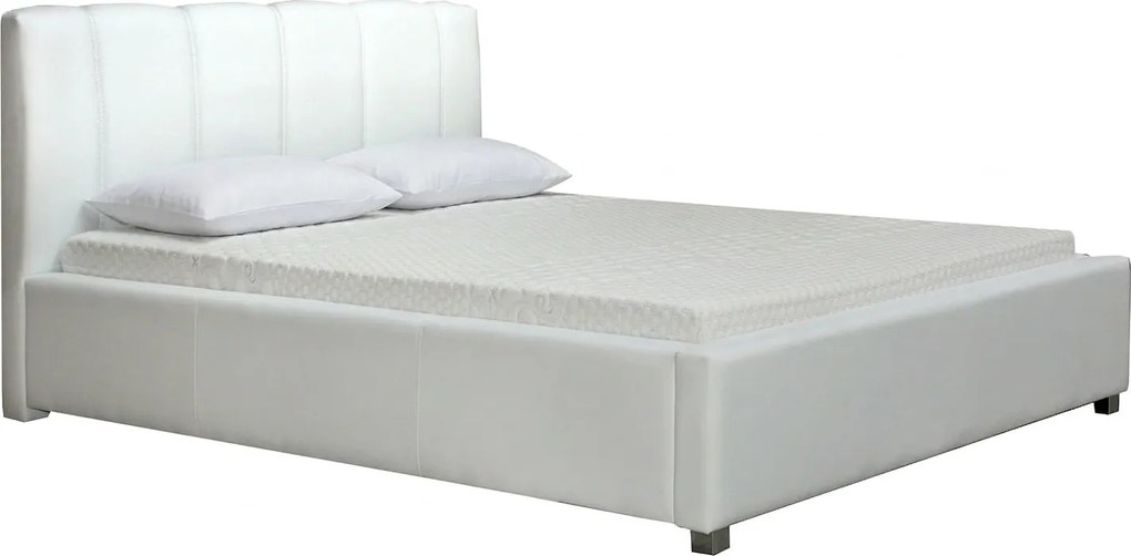 Тапициран Легло Lingo-140 x 200-White-With lifting mechanism