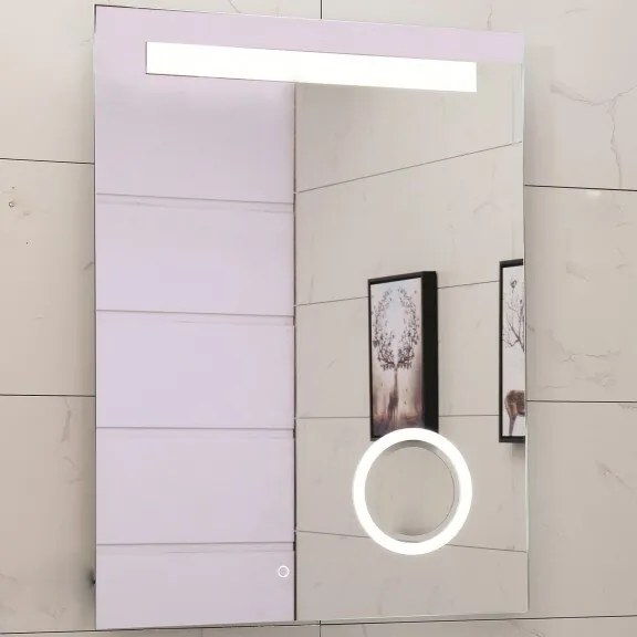 LED огледало с нагревател ICL 1490, Inter Ceramic, 80x60см