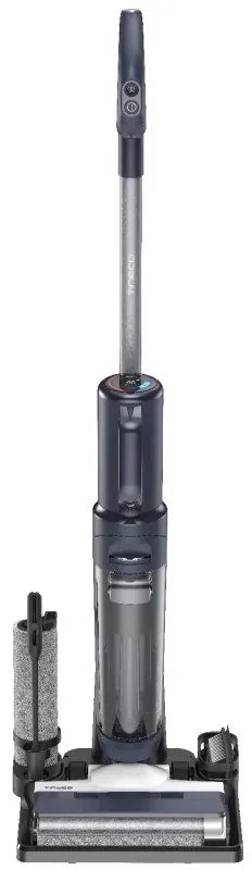 Вертикална прахосмукачка Tineco Floor One S5 Combo Plus, 22W, 0.45 л мръсна/0.5 л чиста/0.16 л прах, Wi-Fi, iLoop Smart Sensor, Самопочистване, Автономия 22 мин, До 90м2, Черен