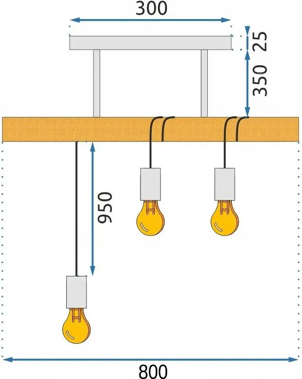 Лампа APP973-3CP LINE