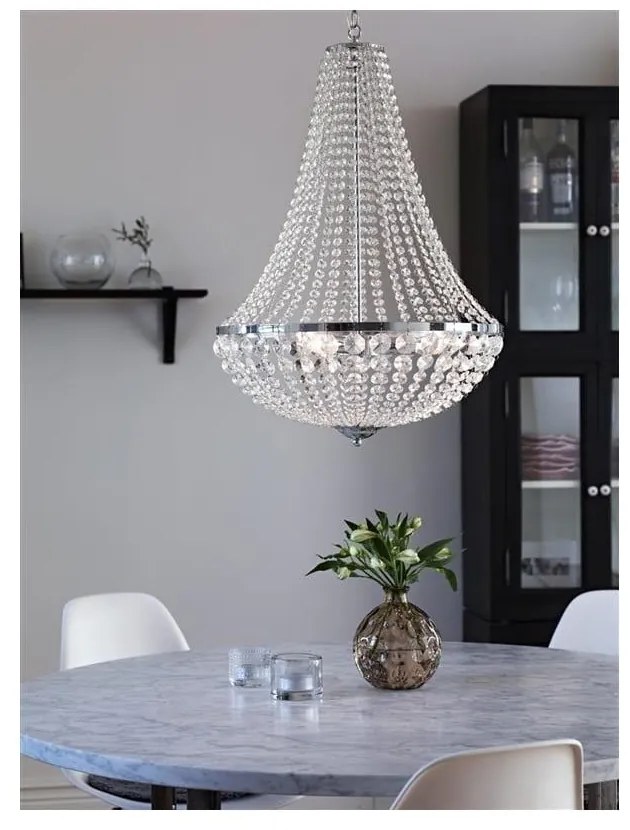 Висяща лампа в сребристо ø 40 cm Gränsö - Markslöjd