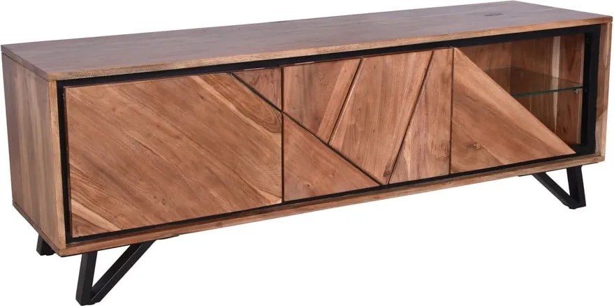 Маса за телевизор от масивна акация в естествен цвят 150x51x40 cm Ambala – Interia Home &amp; Living