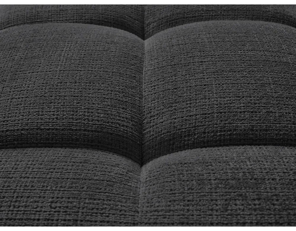 Черна шенилова табуретка Ivane – Bobochic Paris