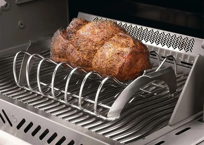 Неръждаема стомана Печене на скара Ribs Napoleon PRO