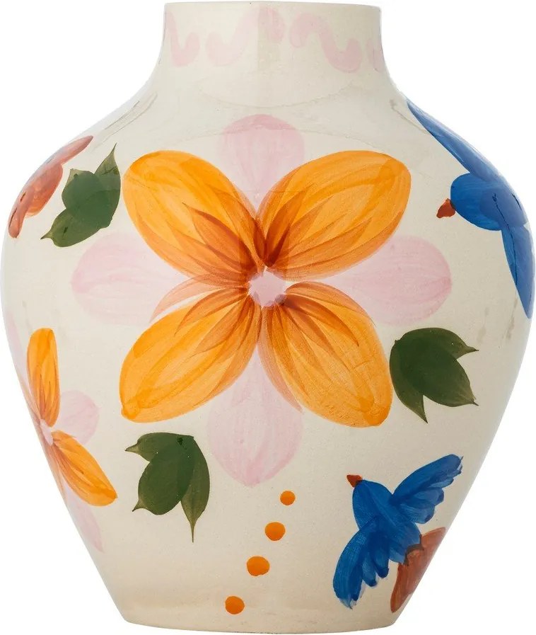 Глинена ръчно рисувана ваза (височина 27 cm) Maricala – Bloomingville