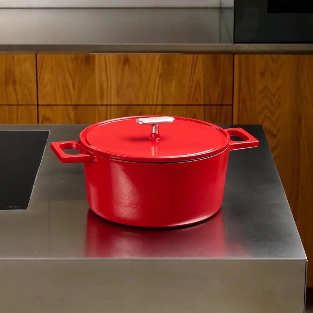 Касерола от излято желязо с капак подходяща за индукционен котлон 5,5 l Mattia 3.0 – FABINI