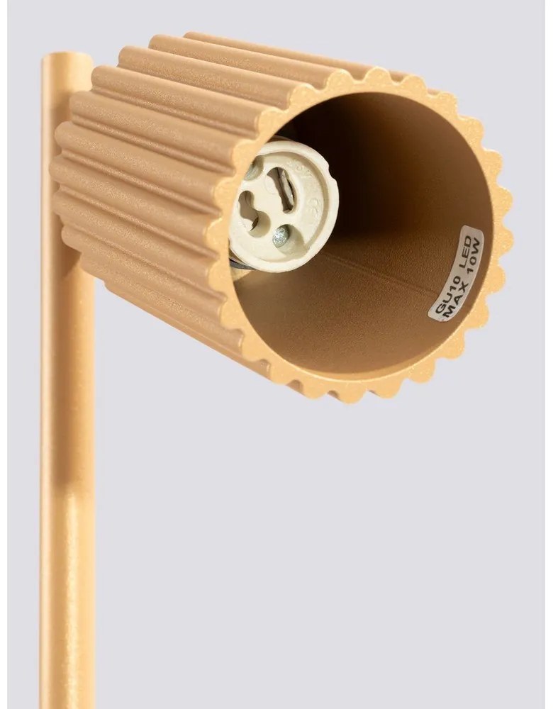 Настолна лампа в златист цвят (височина 43 cm) Gleam – Sollux