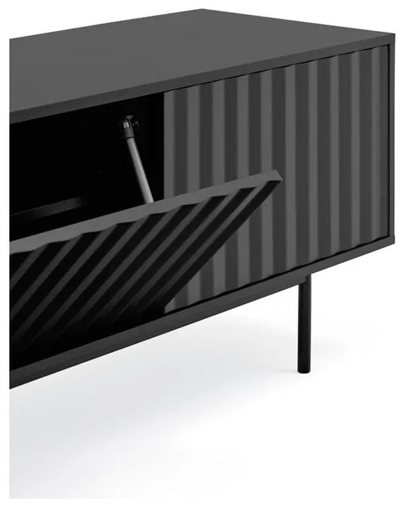 Черна маса за телевизор 180x52 cm Sierra – Teulat