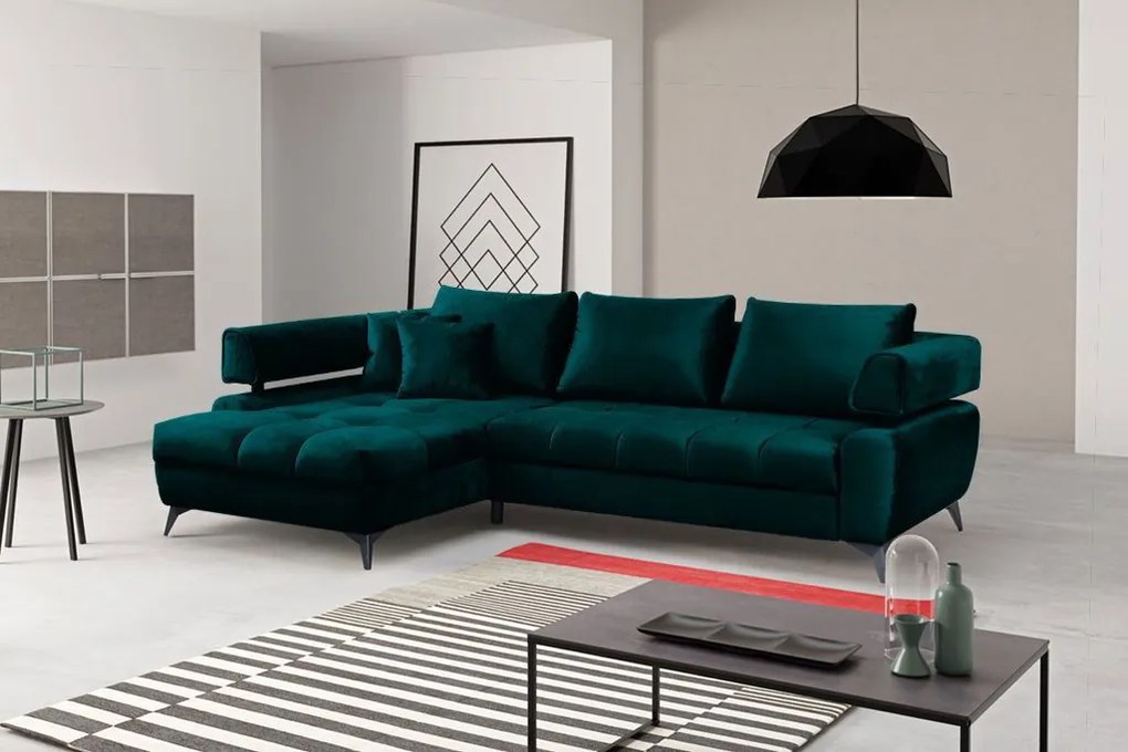 Ъглов диван Parees-Right-Green