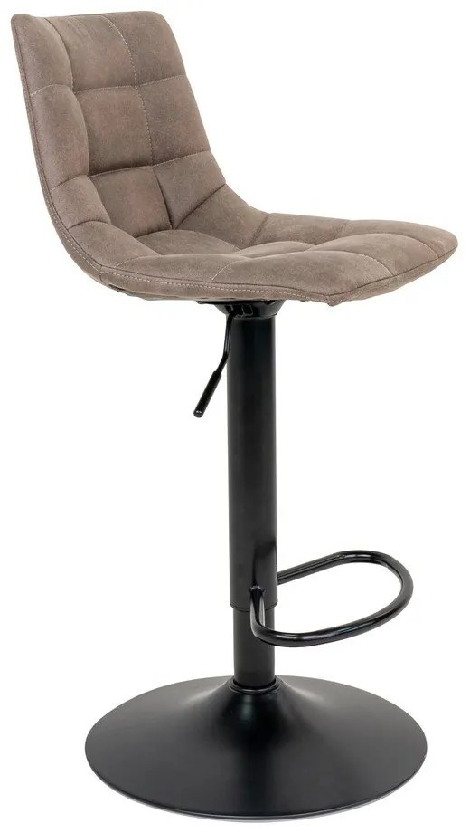 Светлокафяви тапицирани бар столове в комплект с регулируема височина 2 бр. (височина на седалката 63 cm) Middelfart – House Nordic