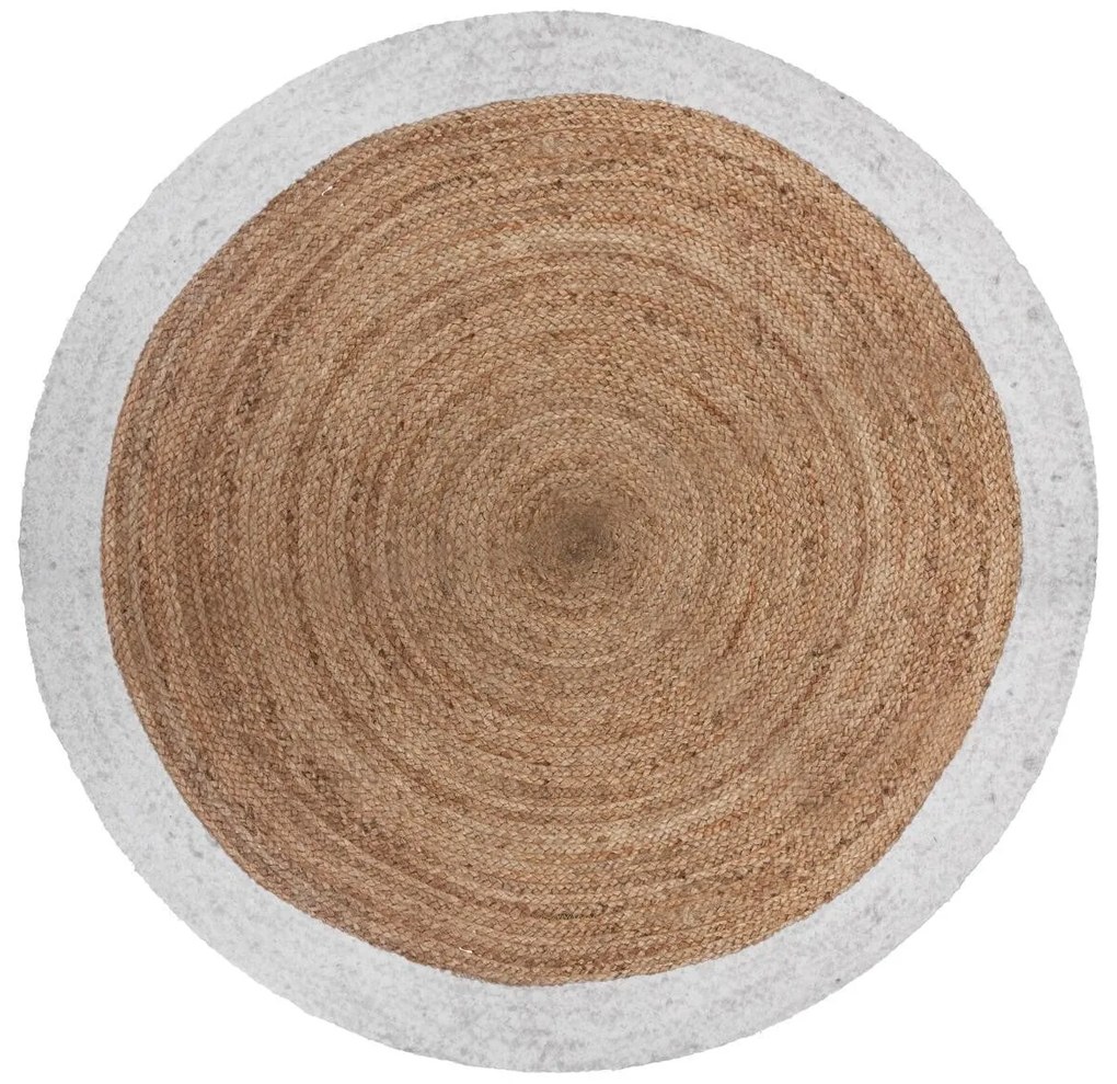 Килим atmosphera Round, 120 cm, Юта - Бял