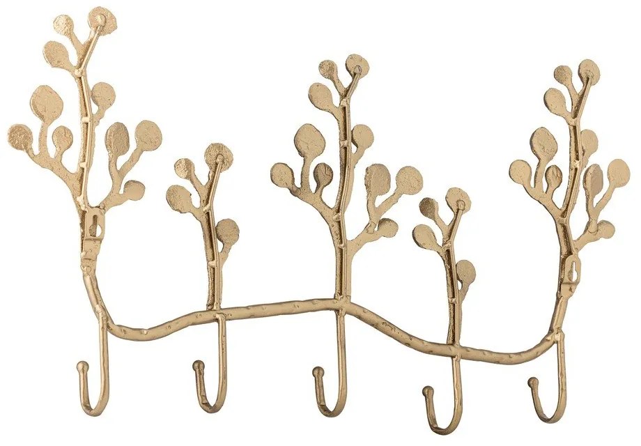 Метална стенна закачалка в златист цвят 57 cm Padova – Bloomingville