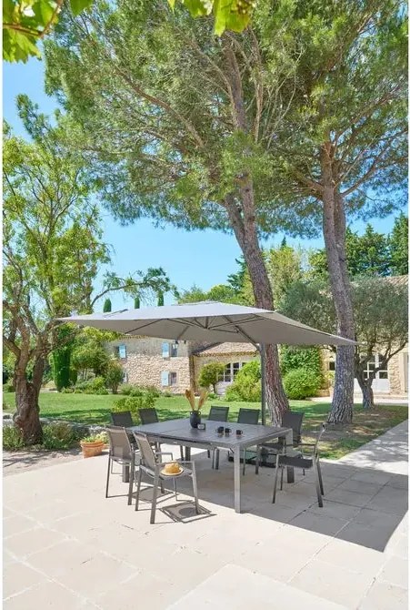 Градински чадър със странична стойка Hesperide Melhia, Накланящ се - Антрацит