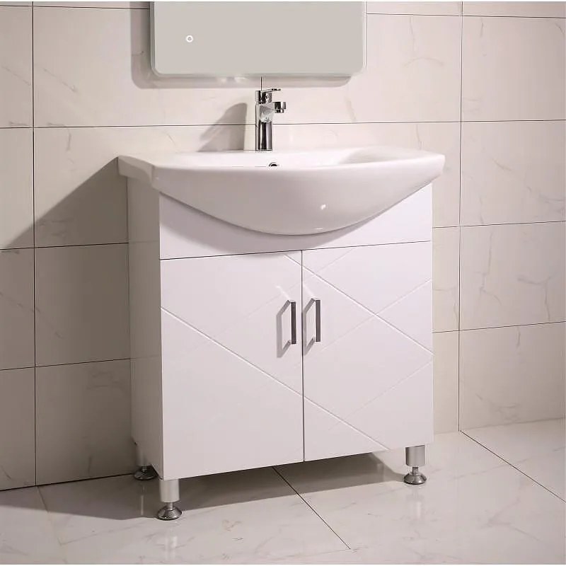 Долен шкаф за баня ICP 7544 NEW, Inter Ceramic, с умивалник, 85x47x75,5см