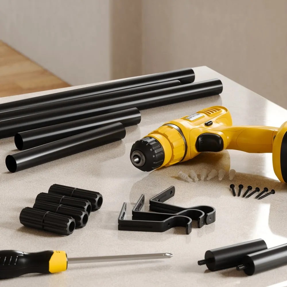 Стоманен разширяем прът за завеси 81 - 163 cm Zen – Umbra