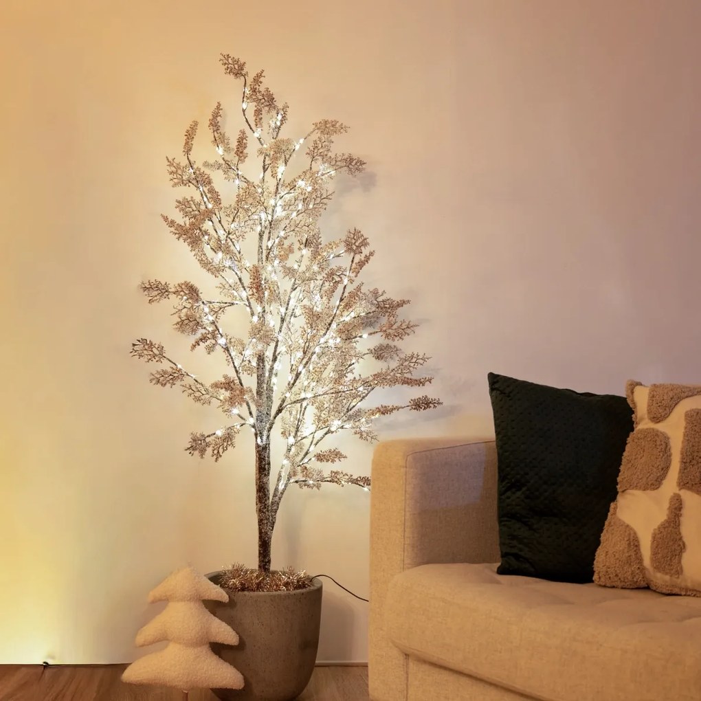 Коледна външна подова лампа дърво 150 см с LED и таймер IP44 - Fuyu